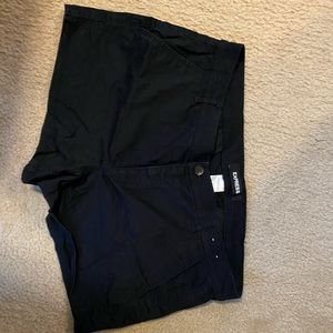 Express black shorts